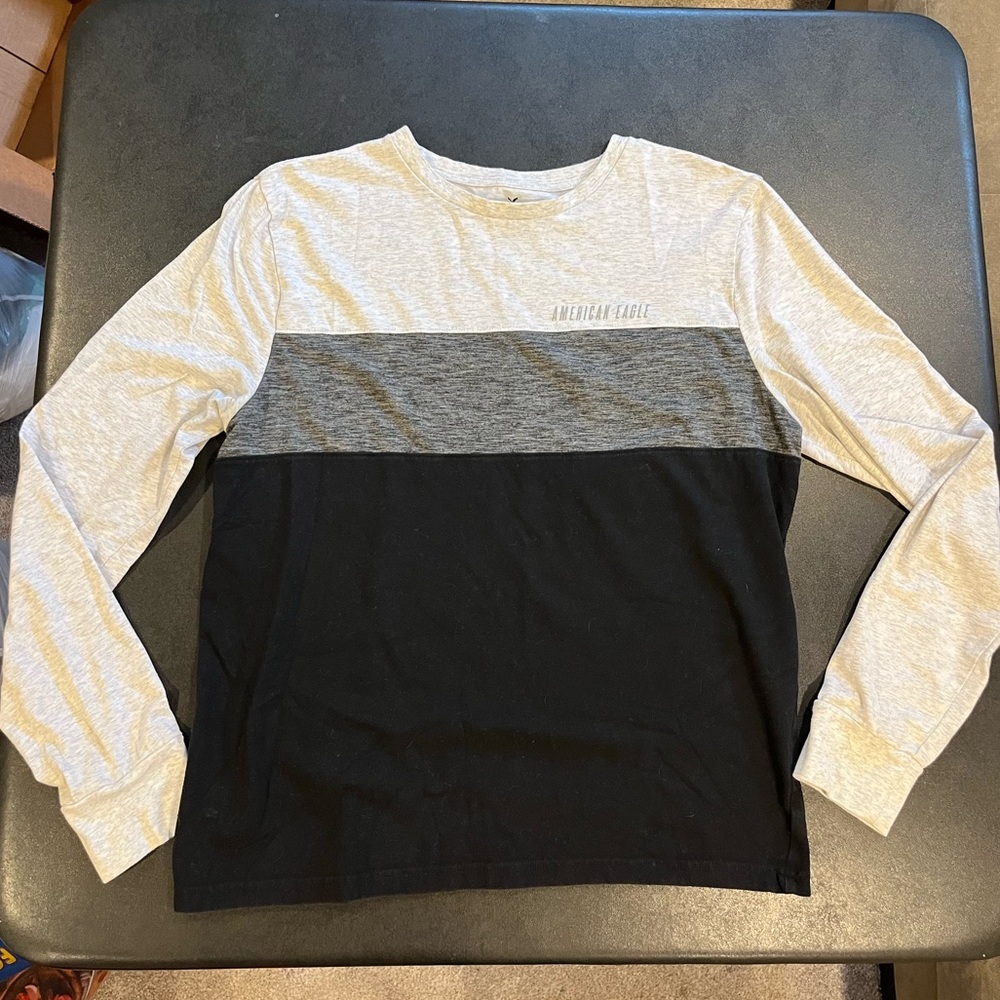 American Eagle Color Block Long Sleeve